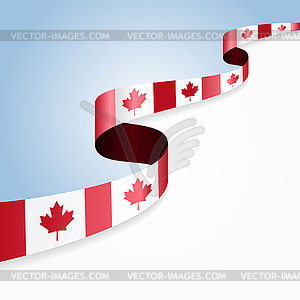 Canadian flag background.  - vector clipart