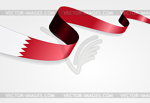 Bahrain flag background.  - vector clipart