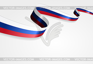 Russian flag background.  - vector clip art