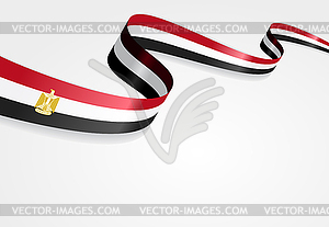 Egyptian flag background.  - vector clipart