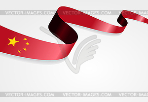 Chinese flag background.  - vector clip art