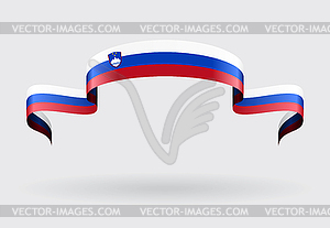 Slovenian flag background.  - vector clip art