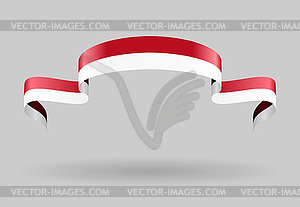 Indonesian flag background.  - vector image
