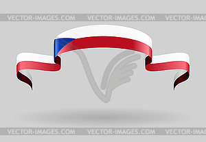 Czech flag background. - vector clipart