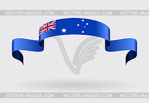 Australian flag background.  - vector clip art