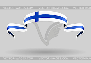 Finnish flag background.  - vector image
