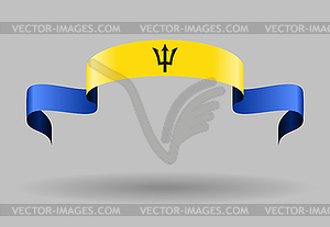 Barbados flag background.  - vector clipart