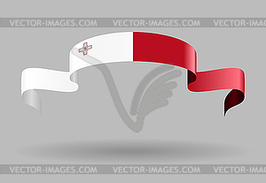 Maltese flag background.  - vector image