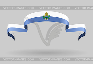 San Marino flag background.  - vector clip art