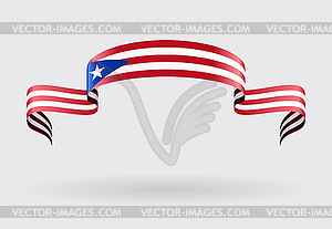 Puerto Rican flag background.  - vector clipart