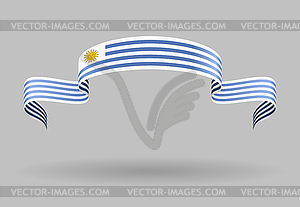 Uruguayan flag background.  - vector image