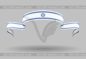 Israeli flag background.  - vector clip art