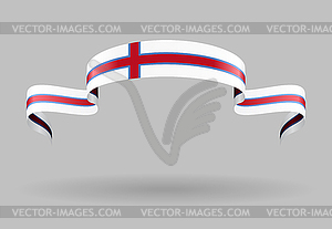 Фарерские острова флаг фон. - векторная иллюстрация