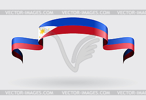 Philippines flag background.  - vector clipart