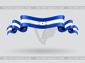 Honduras wavy flag.  - vector EPS clipart