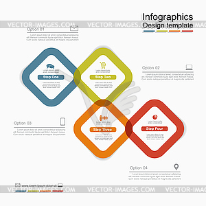 Template with place for your data.  - vector clipart