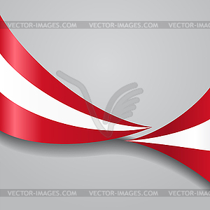 Austrian wavy flag.  - vector clipart / vector image