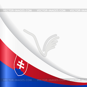 Slovak flag background.  - vector clipart