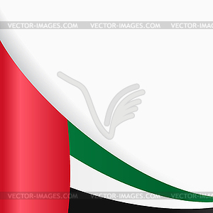 United Arab Emirates flag background.  - vector clipart / vector image