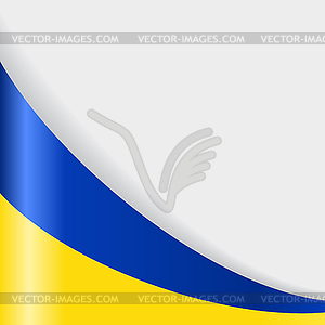 Ukrainian flag background.  - vector clip art