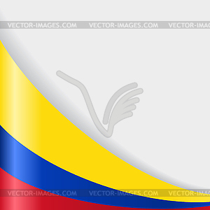 Colombian flag background.  - vector clipart