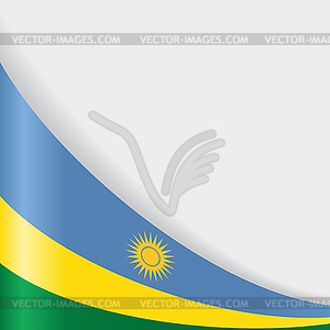 Rwandan flag background.  - vector clipart / vector image