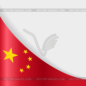 Chinese flag background.  - vector clipart