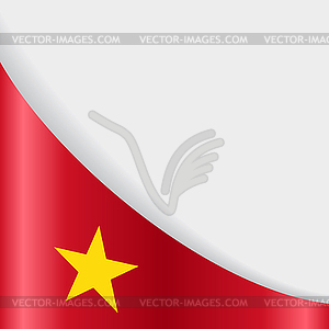 Vietnamese flag background.  - color vector clipart