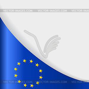 European Union flag background.  - vector clip art