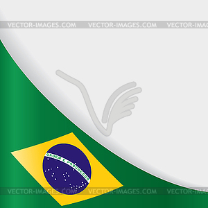 Brazilian flag background.  - vector image