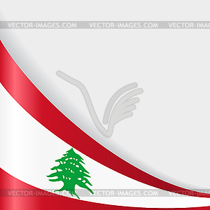 Lebanese flag background.  - vector image