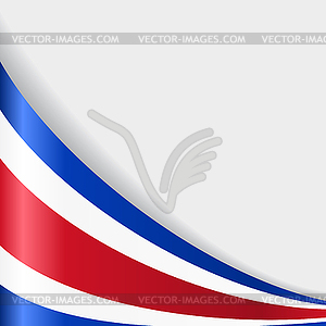 Costa Rican flag background. - vector clipart