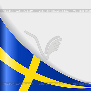 Swedish flag background.  - vector clip art