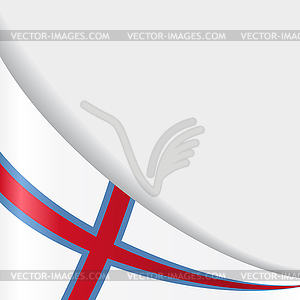 Faroe Islands flag background.  - vector clipart