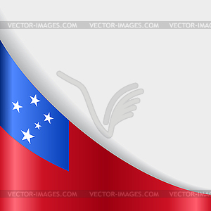 Samoan flag background.  - vector clipart / vector image