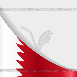 Bahrain flag background. - vector clipart