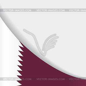 Фон флага Катара. - иллюстрация в векторном формате