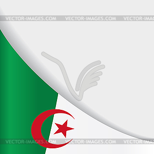 Algerian flag background.  - vector clip art