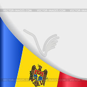 Moldovan flag background.  - vector image