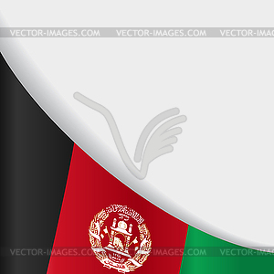 Afghanistan flag background.  - vector clipart