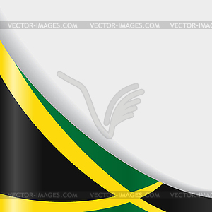 Jamaican flag background.  - vector image