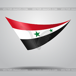 Syrian flag background.  - vector clip art