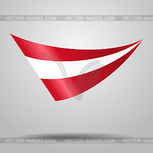 Austrian flag background.  - vector clipart