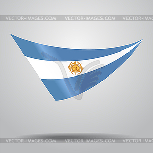 Argentinean flag background.  - vector image