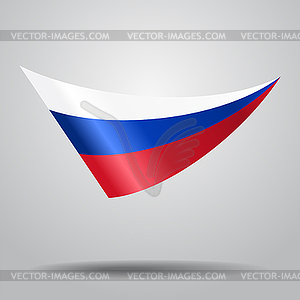 Russian flag background.  - vector clipart
