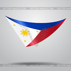 Philippines flag background.  - vector clip art