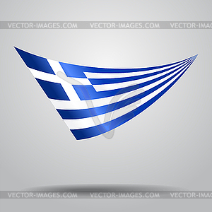 Greek flag background.  - vector clip art