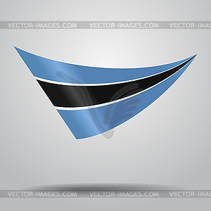 Botswana flag background.  - vector EPS clipart