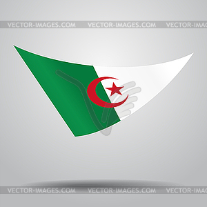 Algerian flag background.  - vector image