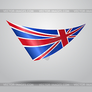 british flag waving clipart